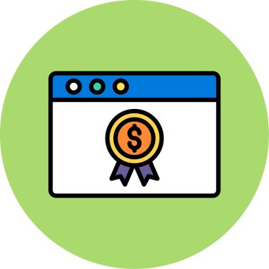 seo modern simgesinin vektör illüstrasyonu