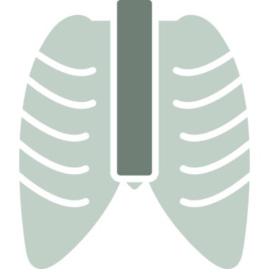 akciğer organı tıbbi simgesi