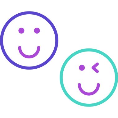 Gülümse. Web simgesi