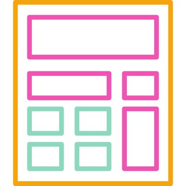 websitesi simgesi vektör illüstrasyonu