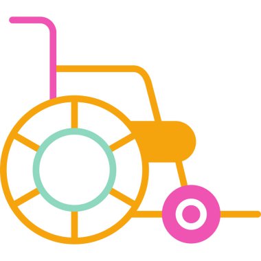 Bisiklet. Web simgesi basit illüstrasyon