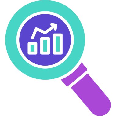 Analiz arama simgesi tam taslak biçimi