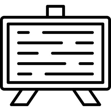 Pano simgesi tasarım vektörü