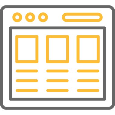 Takvim simgesi, vektör çizimi