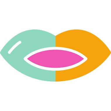 Fırçalı bir karikatür balığının vektör çizimi