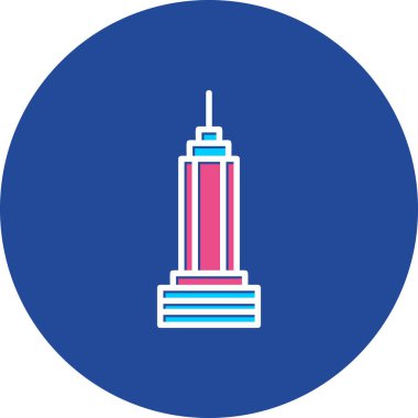 Benzersiz yapı vektörü simgesi