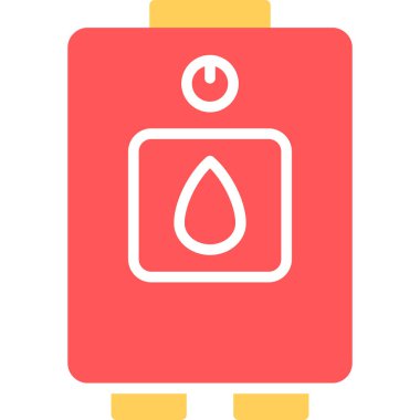 kan damlası ikon vektör illüstrasyonu