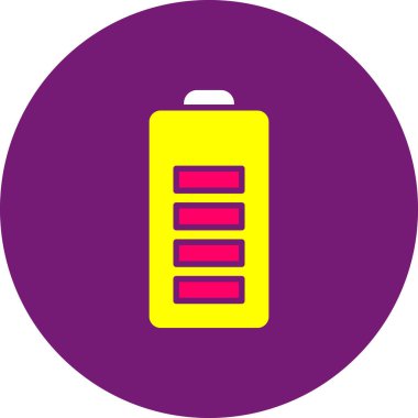 Kişisel ve ticari kullanım için vektör pil simgesi.