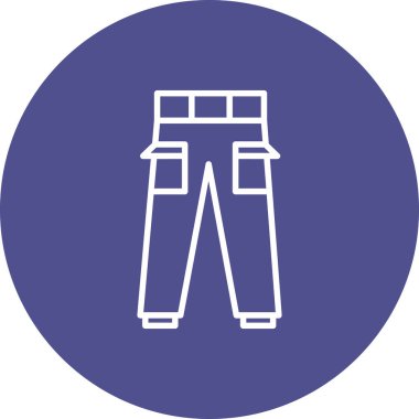 Vektör çizim pantolon