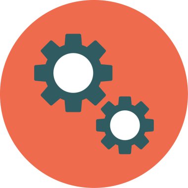 Teçhizat Web simgesi basit illüstrasyon