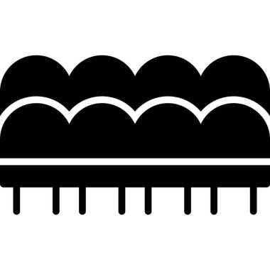 Siyah ve beyaz simgesinin vektör illüstrasyonu