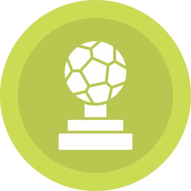 futbol kupası ikon vektör illüstrasyonu