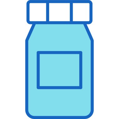 Şişe. Web simgesi basit illüstrasyon