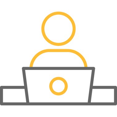 bilgisayar simgesi vektör illüstrasyonu