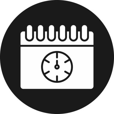 Alarm saat vektör simgesi