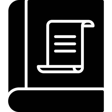 kitap simgesi, vektör illüstrasyonu