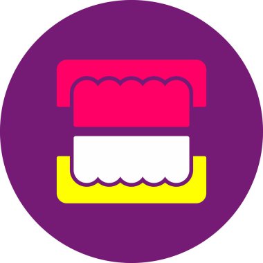 Güzellik ve moda simgelerinin vektör çizimi