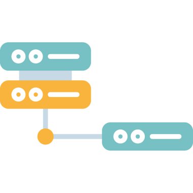 bağlantı vektör simgesi. ağ sembolü.