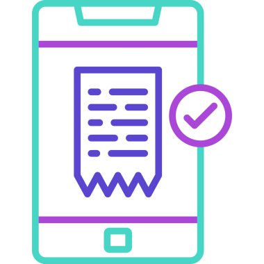 Akıllı telefon. Web simgesi basit tasarım
