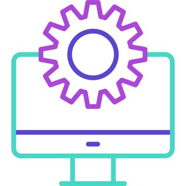 Ağ simgesi. Basit vektör illüstrasyonu