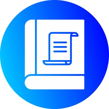 Kitap simgesinin vektör illüstrasyonu