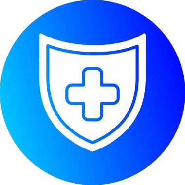 kalkan ikon vektör illüstrasyonu