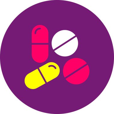 vektör hapları simgesi illüstrasyonu