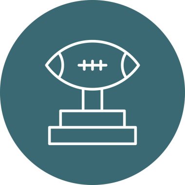 Kupa. Web simgesi basit illüstrasyon