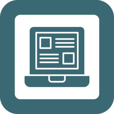 Belge simgesinin vektör illüstrasyonu