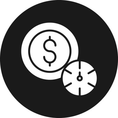 Bozuk para simgesi katı biçimde