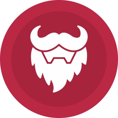 Noel Baba sakalının vektör çizimi