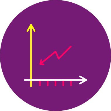 İş ve finans simgesinin vektör illüstrasyonu