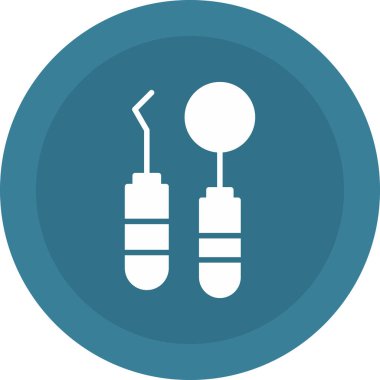 Tıbbi ve bilimsel ikonun vektör illüstrasyonu