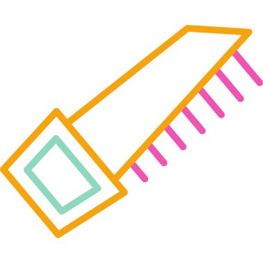 boya fırçası simgesi, vektör illüstrasyonu