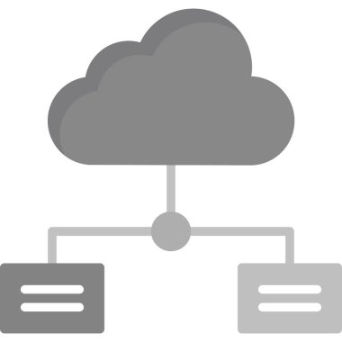 cloud computing. web icon simple design.