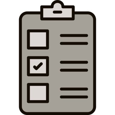 Liste vektör simgesini kontrol et