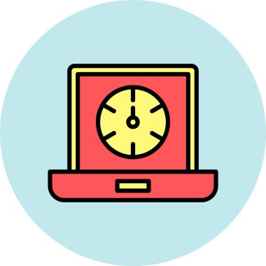 Seo simgesinin vektör illüstrasyonu