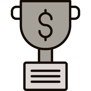 business cup vektör simgesi