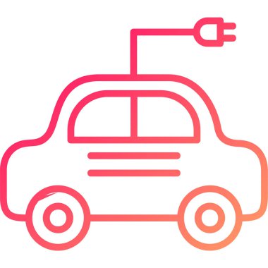 - Araba. Web simgesi basit tasarım