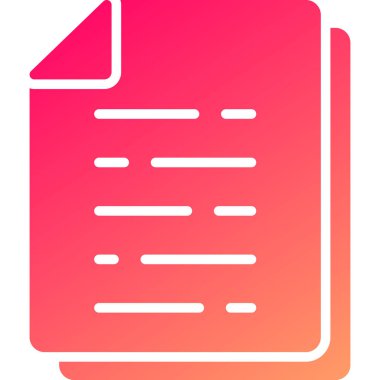 belge simgesi vektör illüstrasyonu