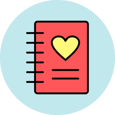 kitap simgesi vektör illüstrasyonu