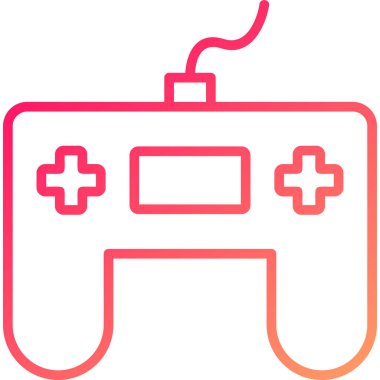 Oyun. Web simgesi basit illüstrasyon