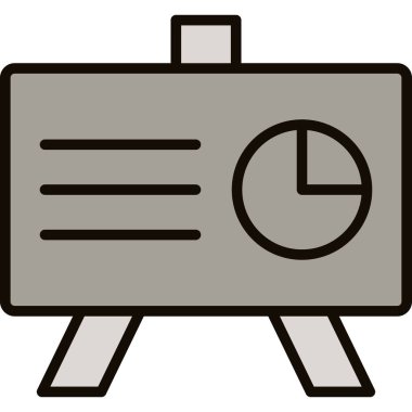 Klima ikonu vektör illüstrasyonu