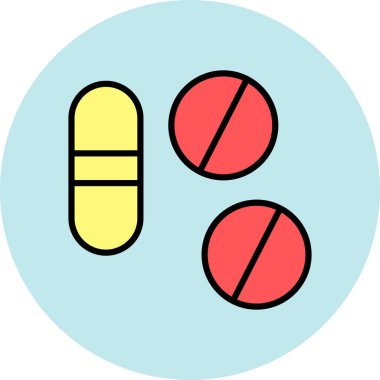 Haplar. Web simgesi basit illüstrasyon