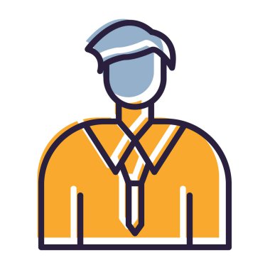 İnsan simgesinin vektör illüstrasyonu