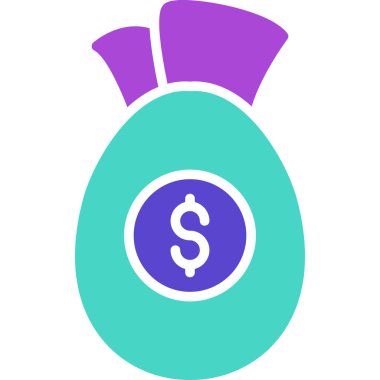 Dolar. Web simgesi basit illüstrasyon