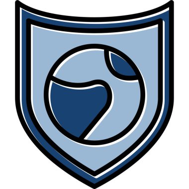 Top golfü ikonu - taslak biçiminde