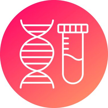 DNA simgesi vektör illüstrasyonu