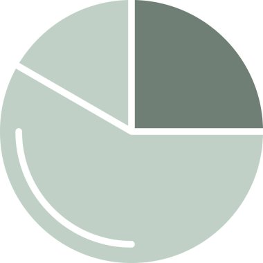 Pasta grafiği vektör illüstrasyonu