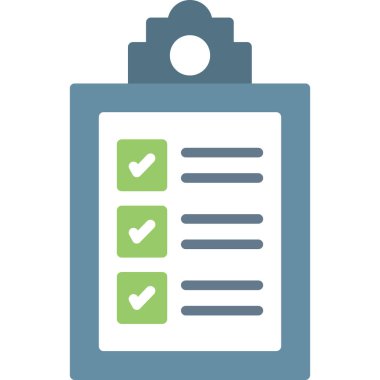 Liste vektör simgesini kontrol et